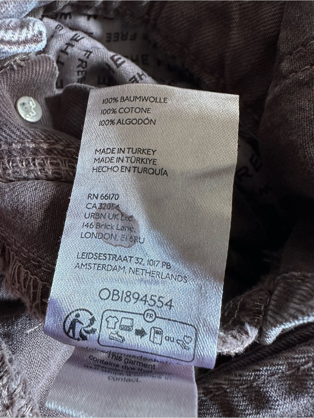 We The Free Good Luck Barrel Overalls Womens Medium Chocolate Mousse Brown - Picture 8 of 10